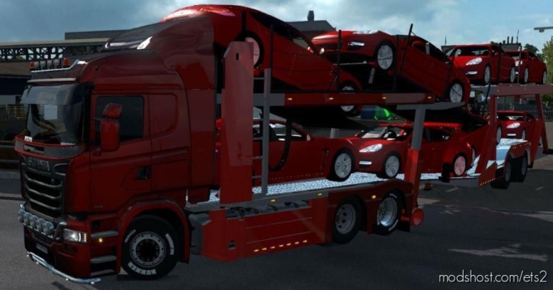 Carcarrier Autotransporter Truck And Trailer [1.37] for Euro Truck Simulator 2