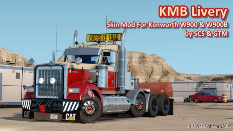 KMB Livery For Kenworth W900 Series for American Truck Simulator