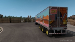 Acme/Roadrunner Skin For Standard Trailers for American Truck Simulator