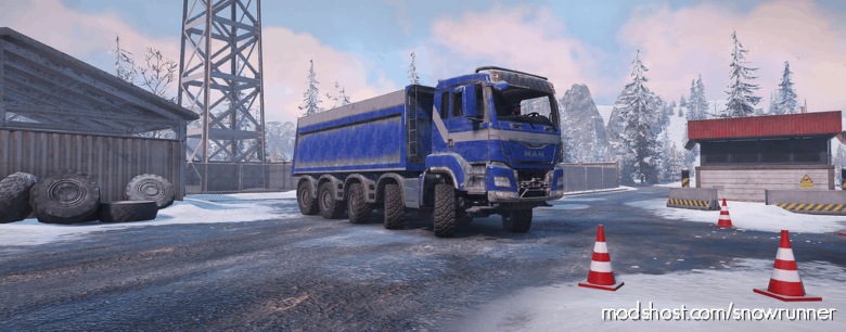 MAN Truck TGS 480 10X4 V1.0.1 for SnowRunner