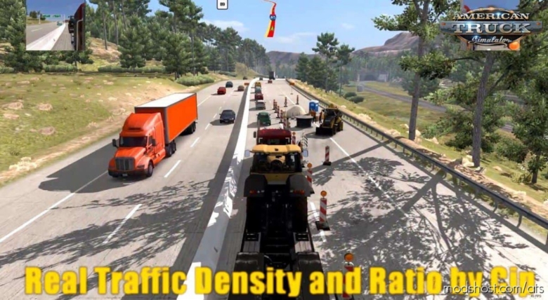 Real Traffic Density By CIP V1.38.B for American Truck Simulator