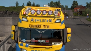 ETS2 Skin Mod: NEW Scania S Swenden Performance Edition (Image #4)