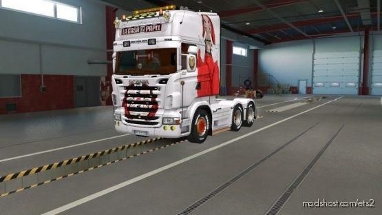Skin Scania RJL Lacasa DE Papel for Euro Truck Simulator 2
