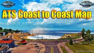 Coast To Coast Map V2.12 By Mantrid [1.38.X] for American Truck Simulator