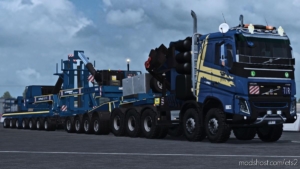 ETS2 Trailer Mod: Wind Blade Special And Regular Transport 1.38 (Image #2)