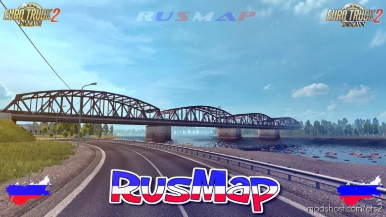 Rusmap V2.1.2 [1.38] for Euro Truck Simulator 2