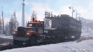 SnowRunner Truck Mod: Enhanced White Western Star M181 “Heavy Hauler” V1.2.0 (Image #2)