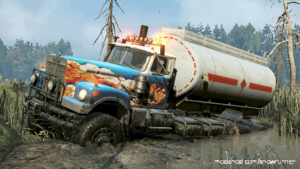 SnowRunner Truck Mod: Enhanced White Western Star M181 “Heavy Hauler” V1.2.0 (Image #3)