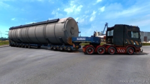 Liftable Heavy Transport Axles for Euro Truck Simulator 2