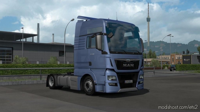 LOW Deck Chassis Addon For SCS MAN TGX E6 for Euro Truck Simulator 2