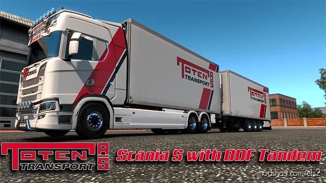 Toten Transport Scania S Tandem for Euro Truck Simulator 2