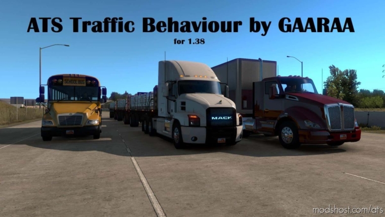 ATS Traffic Behaviour [1.38] for American Truck Simulator