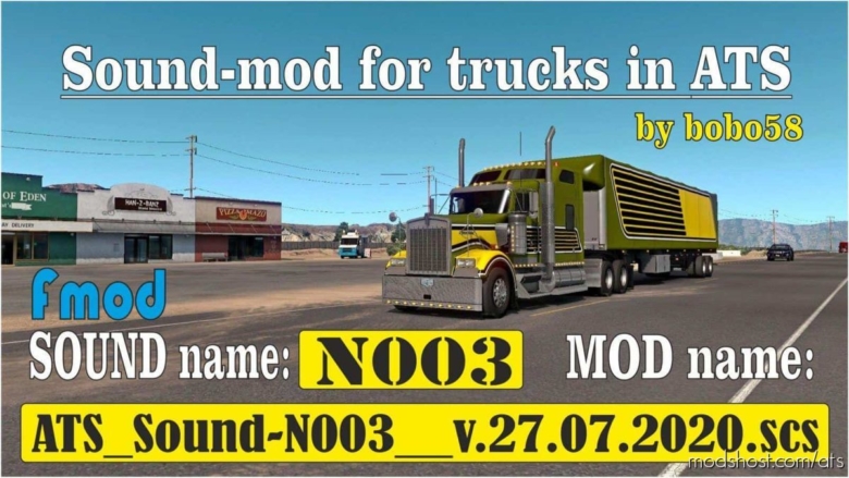 ATS Sound N003 [1.38] for American Truck Simulator