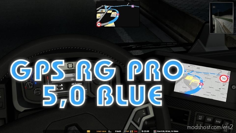 GPS RG PRO Blue V5.0 for Euro Truck Simulator 2