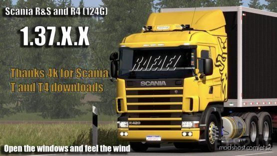 Scania R & R4 [1.37 – 1.38] for Euro Truck Simulator 2