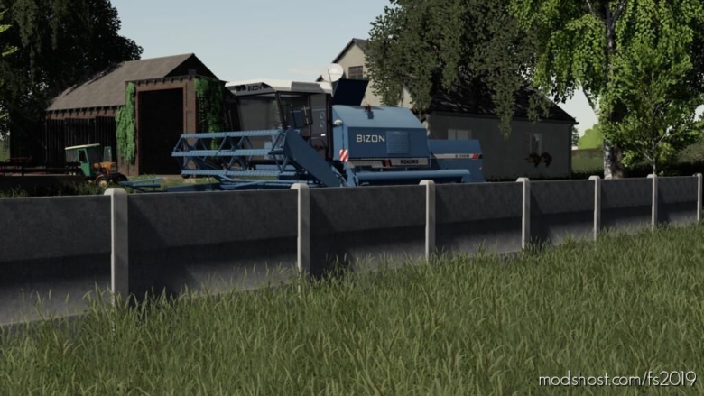 Concrete Fences for Farming Simulator 19