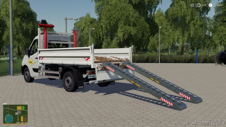 Renault Benne SDM With Ramps Support V1.2 for Farming Simulator 19