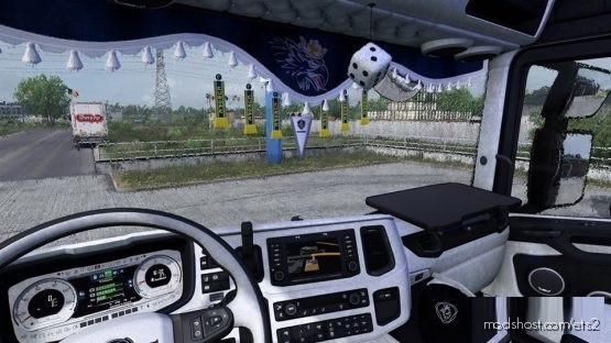 Scania Nextgen Grey Interior V8 for Euro Truck Simulator 2