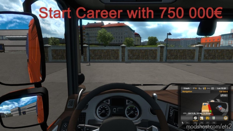 Money Start 750K (NEW Career) [1.38] for Euro Truck Simulator 2
