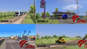 ETS2 Mod: Argentina Map Mod (MAP Ceibo V1.2) 1.38 (Image #2)