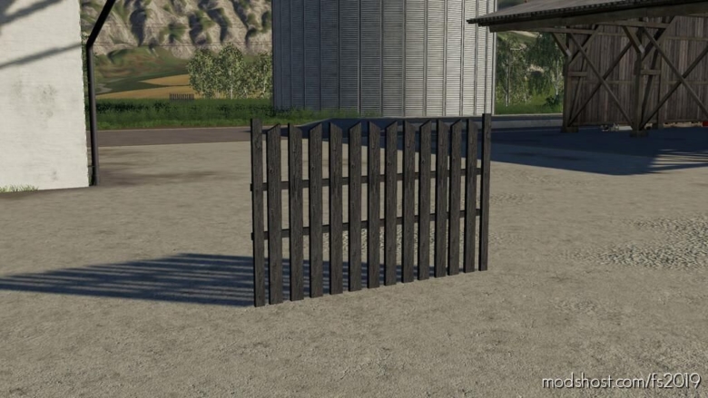 Wooden Fence for Farming Simulator 19