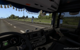 ETS2 Mod: Side Window Tinting For Scania P G R S By Eugene (Image #3)