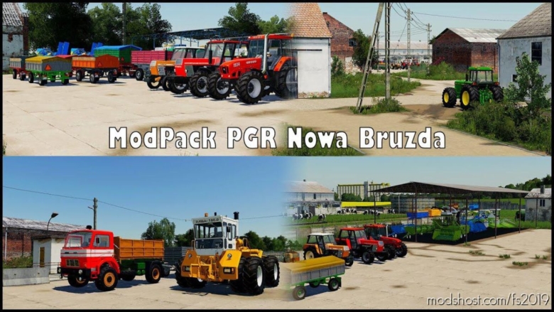 Modpack PGR Bruzda for Farming Simulator 19