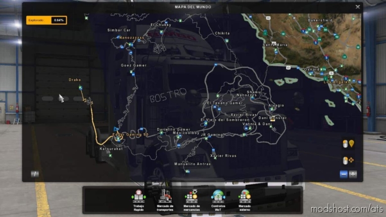 Monkamx Map Expansion V1.1 [1.38] for American Truck Simulator
