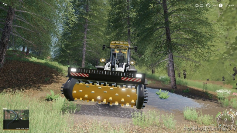 Woodchipper For Wheel Loaders for Farming Simulator 19