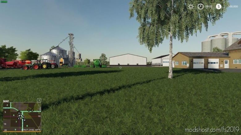 Bates Cass County USA V1.2 for Farming Simulator 19