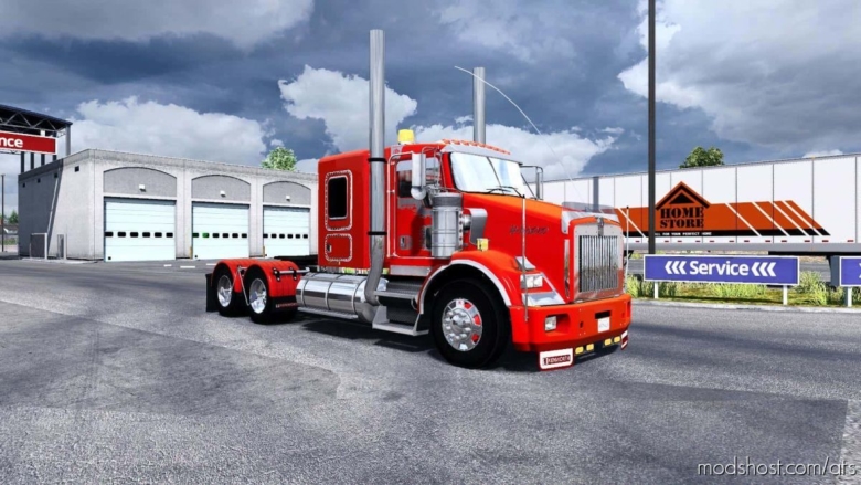 Kenworth T800 Custom Truck [1.38] V2.0 for American Truck Simulator