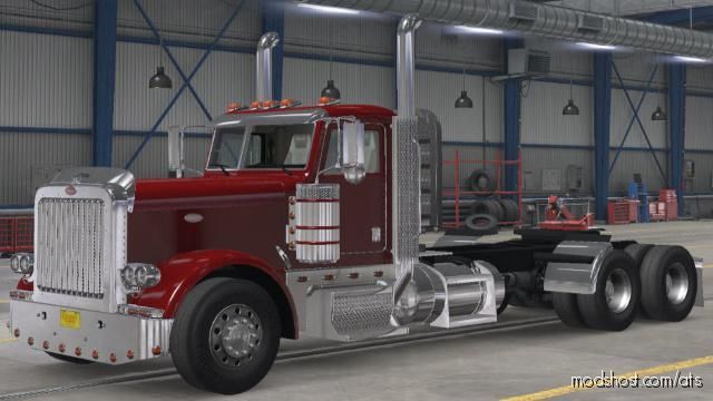 Peterbilt 389 Long Chassis DAY CAB 625 W900 CAT Engine for American Truck Simulator
