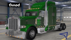 Kenworth T680 Stock Sounds For Peterbilt 389 for American Truck Simulator
