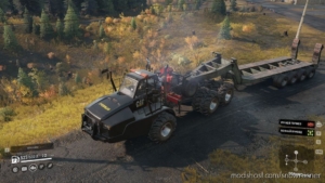 SnowRunner Truck Mod: Black Cat-745C Active+ V1.1 (Image #4)