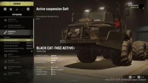 SnowRunner Truck Mod: Black Cat-745C Active+ V1.1 (Image #9)