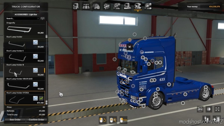 HS Schoch Tuning Pack For RJL V0.2 for Euro Truck Simulator 2