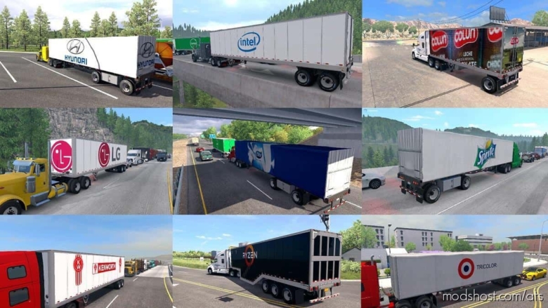 Skins For ALL Company Trailers [1.37 – 1.38] for American Truck Simulator