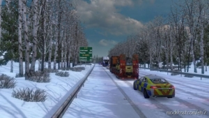 ETS2 Mod: Frosty Winter Weather Mod V7.5 (Image #2)