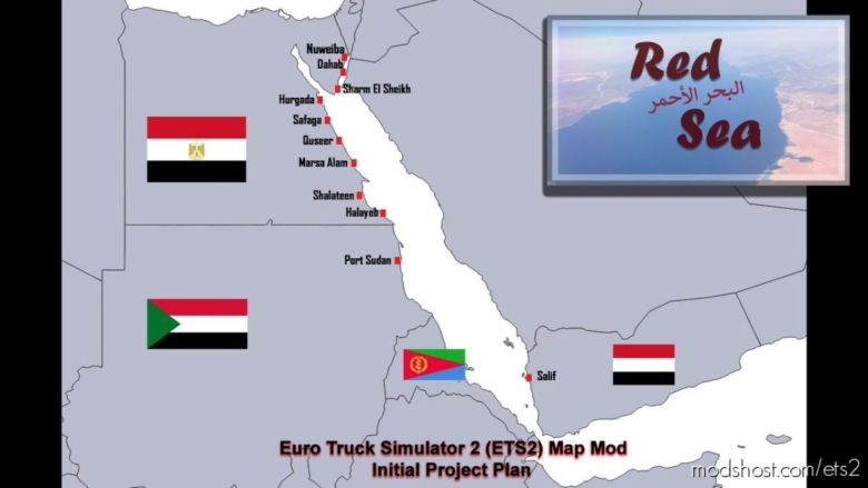 RED SEA Map [1.38] for Euro Truck Simulator 2