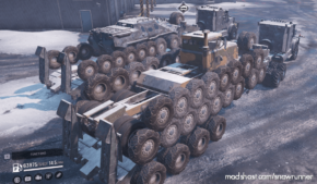 SnowRunner Mod: Semitrailer M747 With Sidewalls (Image #3)