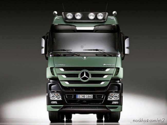 Mercedes Actros Om502La V8 V1.1 for Euro Truck Simulator 2