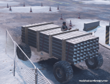 Metal Beams Truck for SnowRunner