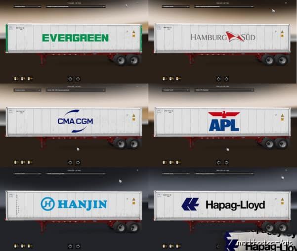 Cargo Pack Reefer Containers [1.38] for American Truck Simulator