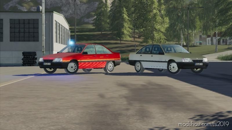 Opel Omega A 1992 Civil And Fire Department for Farming Simulator 19