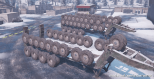 SnowRunner Mod: Semitrailer M747 With Sidewalls V0.1 (Image #2)