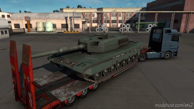 Leopard 2A4 Cargo 4K for Euro Truck Simulator 2