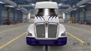 ATS Mod: Kenworth T680 Repaintable Joker Metallic Skin 1.38 (Image #2)