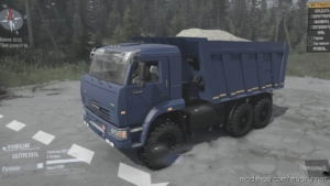 MudRunner Mod: Kamaz-65225 Truck V06.09.20 (Image #4)