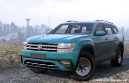 SnowRunner Car Mod: Volkswagen Atlas R-Line 2017 1.2.0 (Image #6)