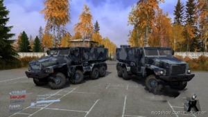Military Uralov Pack (Alligator And Typhoon) – 3 Colors for MudRunner